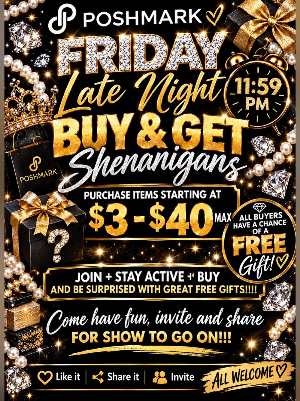 Friday Late Night Buy & Get Shenanigans -